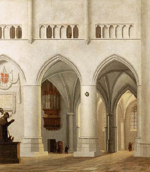 Pieter Jansz Saenredam Interior of the Church of St Bavo at Haarlem oil painting picture